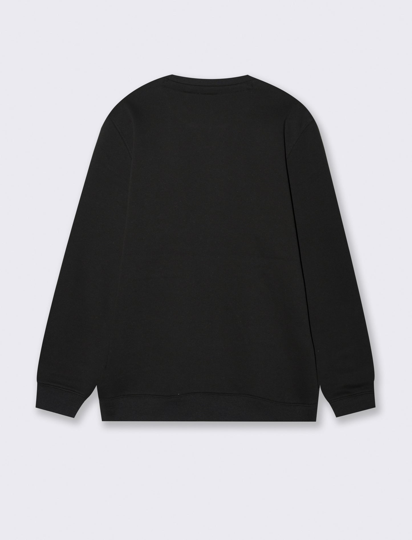 FELPA BASIC GIROCOLLO - Nero