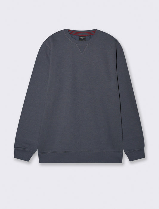 FELPA BASIC GIROCOLLO - Avion