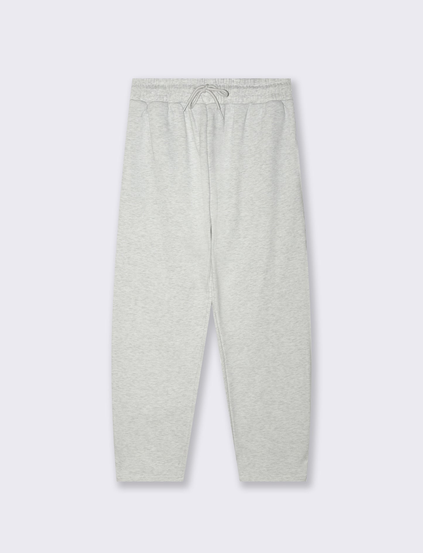 PANTALONI IN FELPA CON VITA JOGGER - Grigio mel.