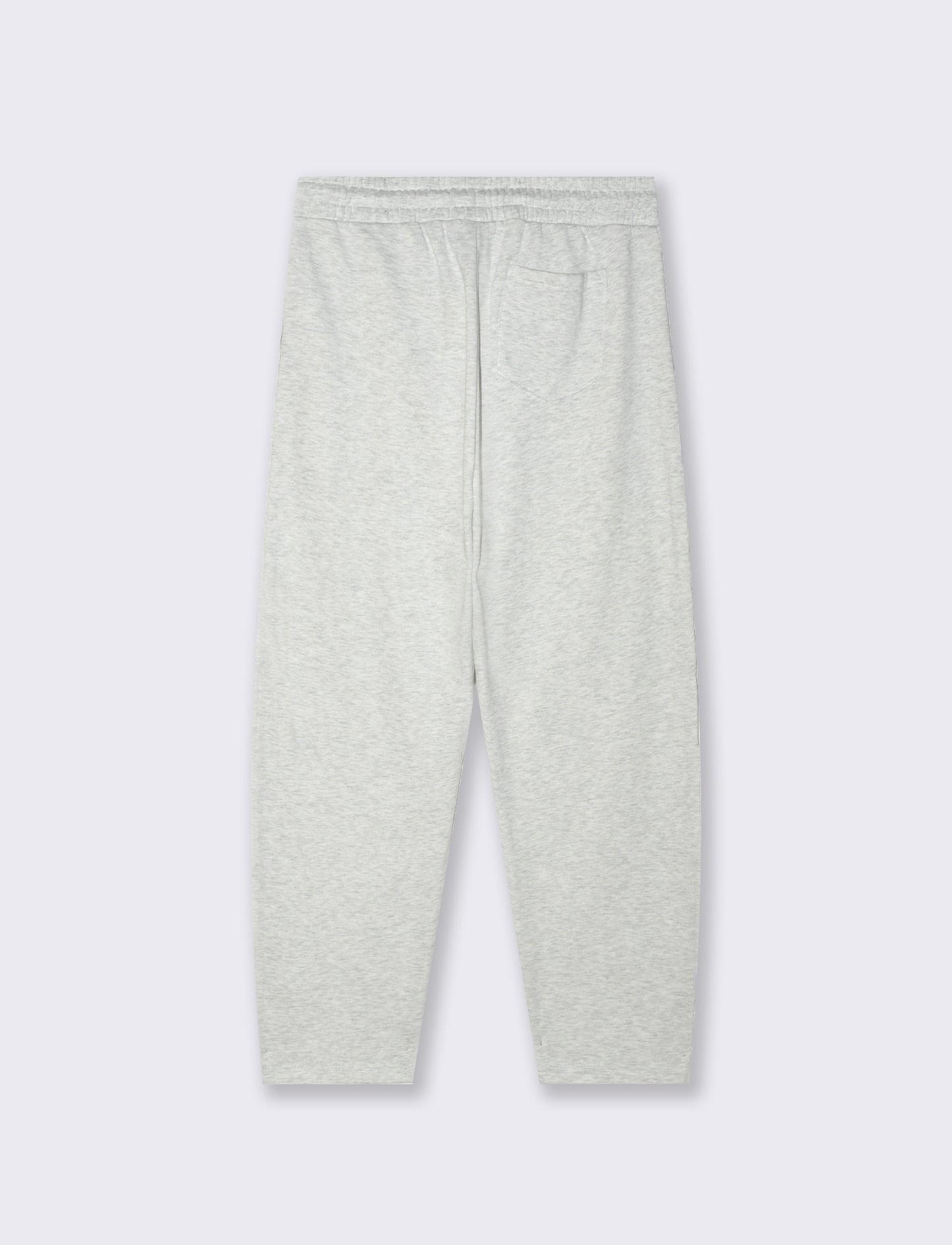 PANTALONI IN FELPA CON VITA JOGGER - Grigio mel.