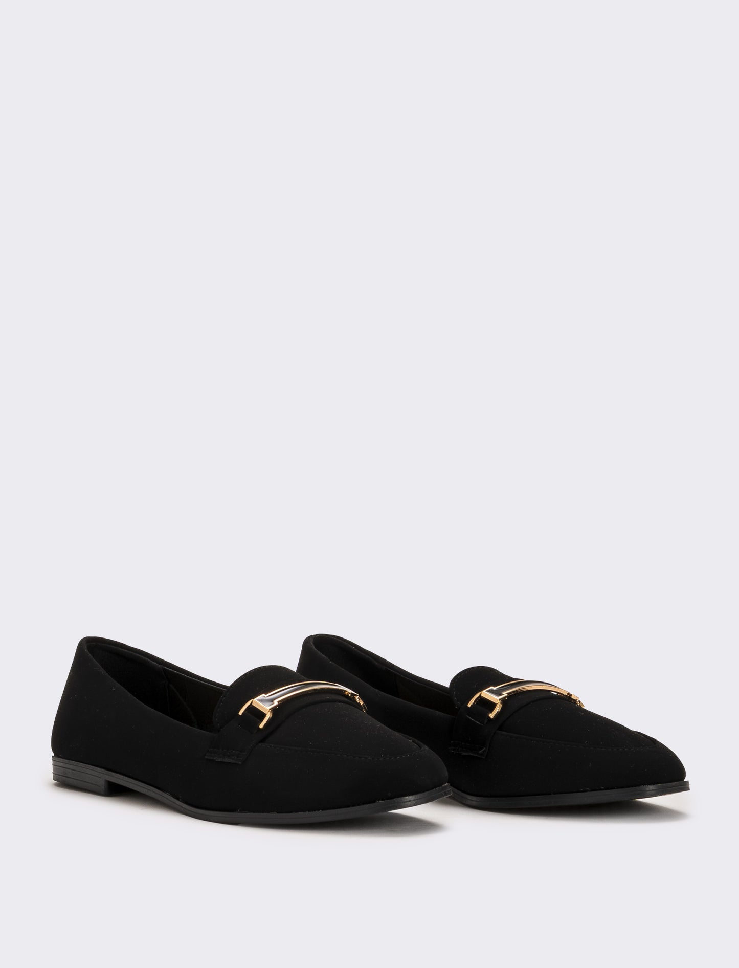 Ballerina con morsetto da donna - Nero