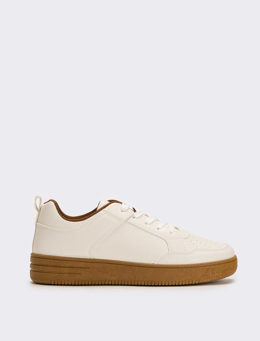 Sneakers basica da uomo - Bianco