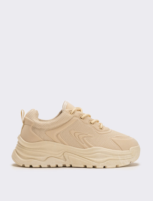 Sneakers da bambina - Beige