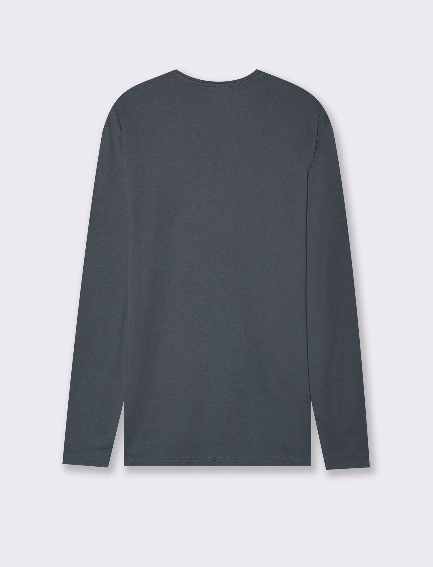 T-SHIRT BASIC A COSTE SLIM FIT - Avion