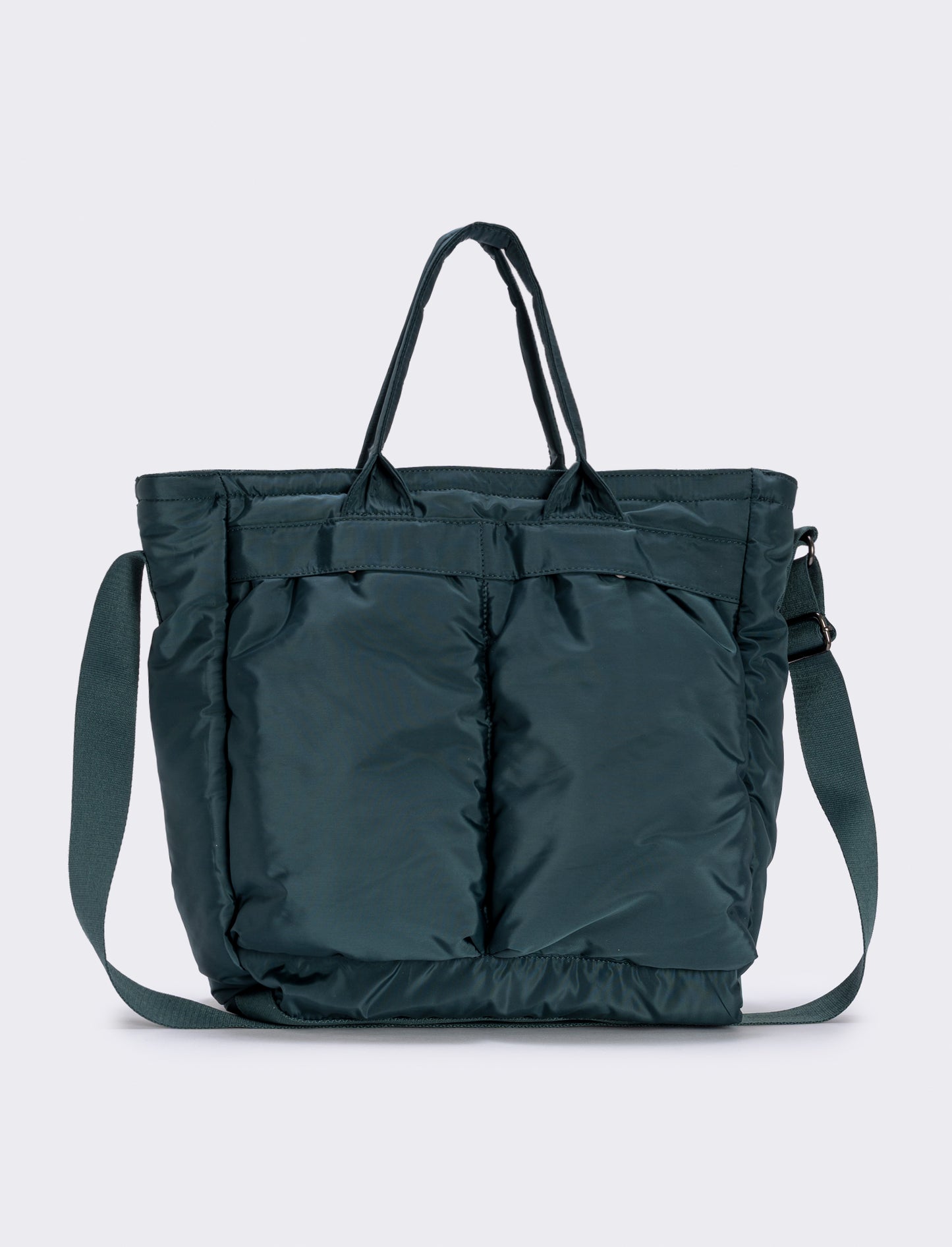 Nylon men's work bag with practical pockets - Green
