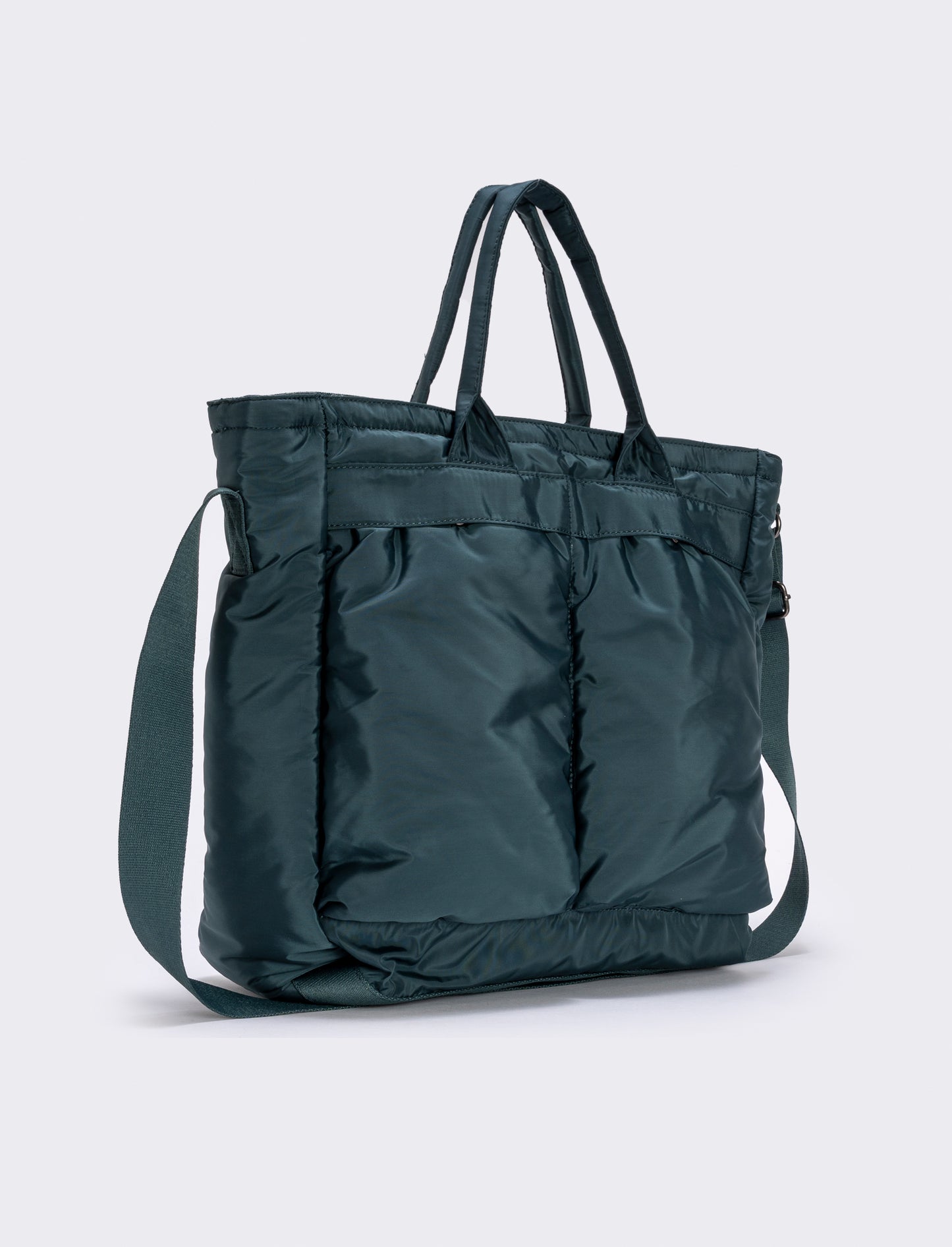 Nylon men's work bag with practical pockets - Green