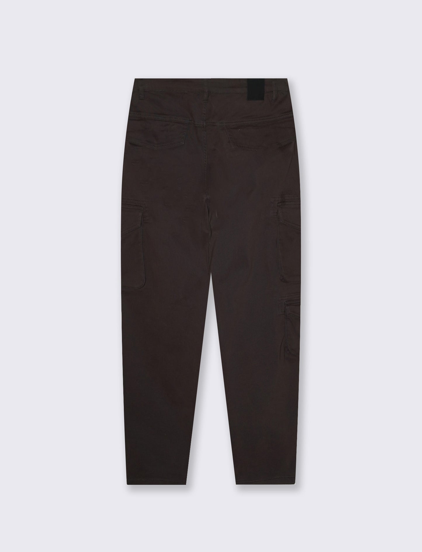 Pantaloni Cargo Fit con Tasche Pratiche - Moro