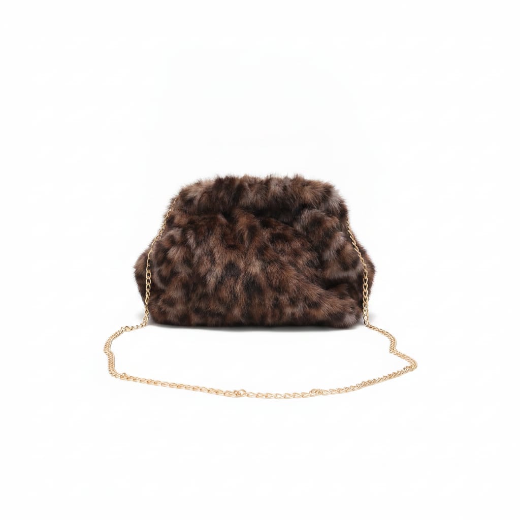 Chic faux fur clutch - Animalier