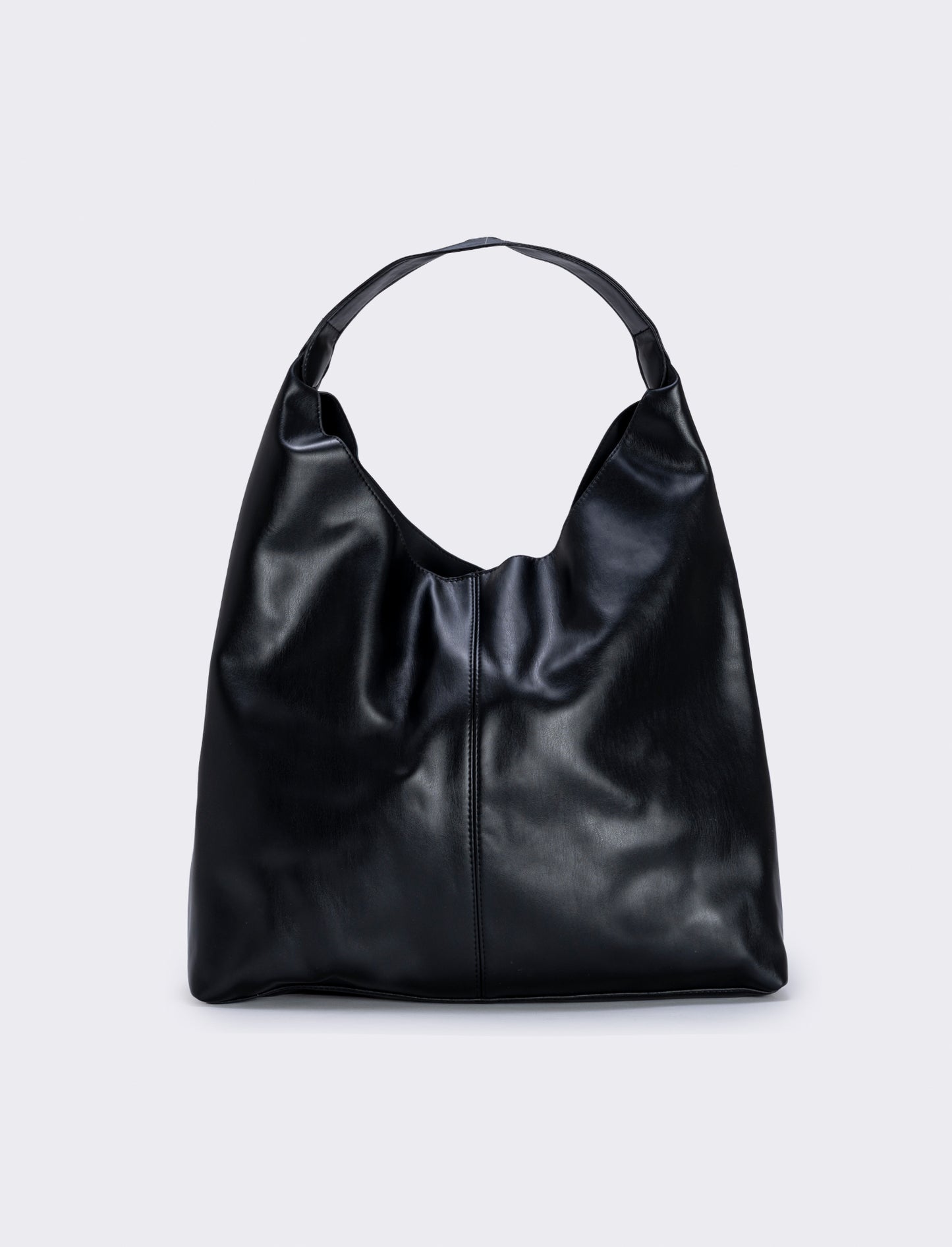 Large shopper bag with handle - Black