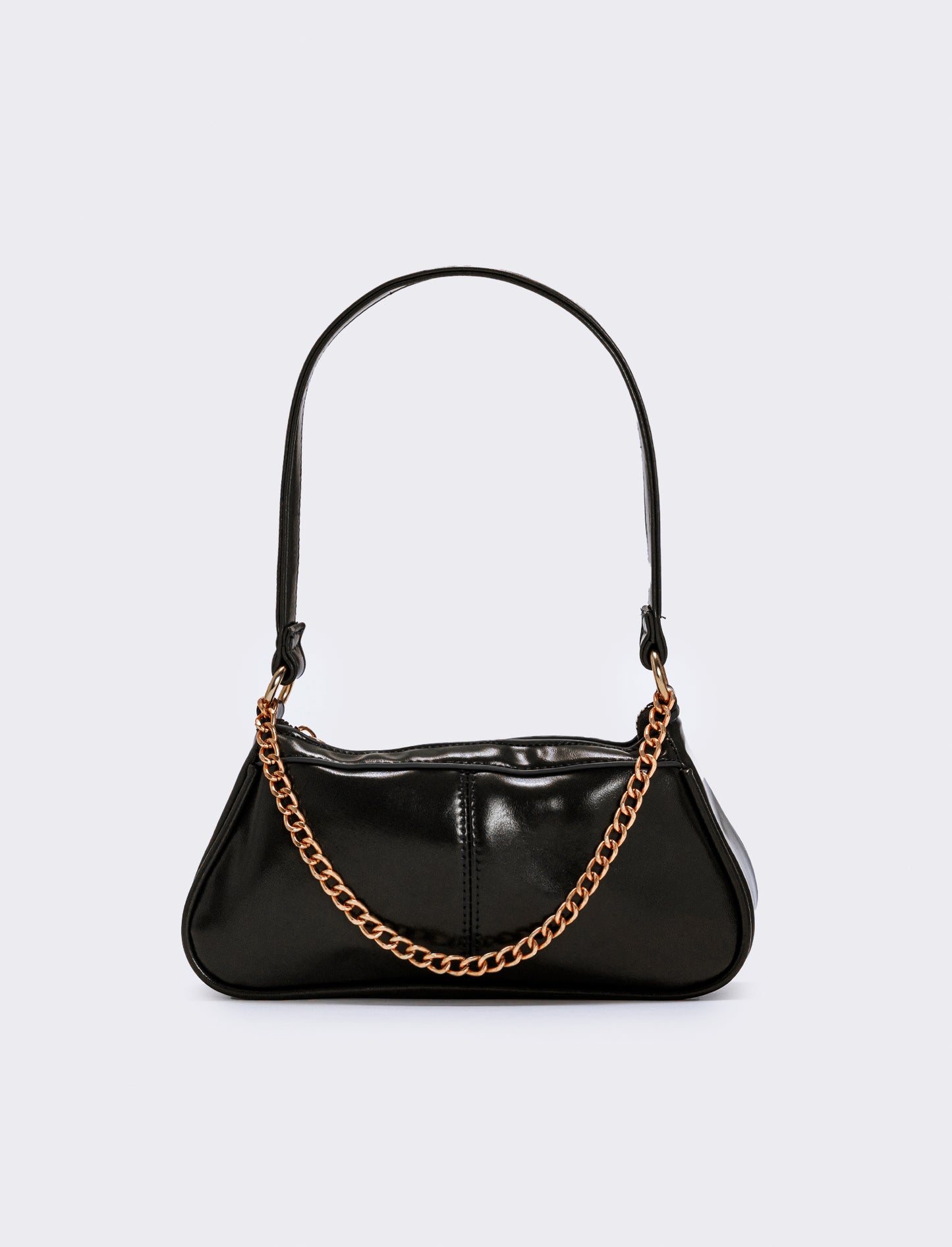 Baguette bag with chain - Black