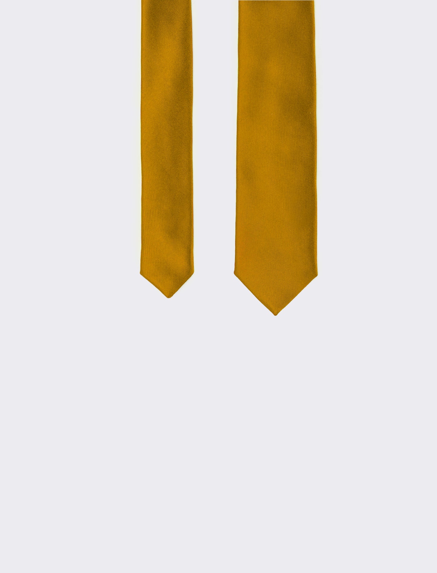 Cravatta uomo raso liscio 5cm - Oro