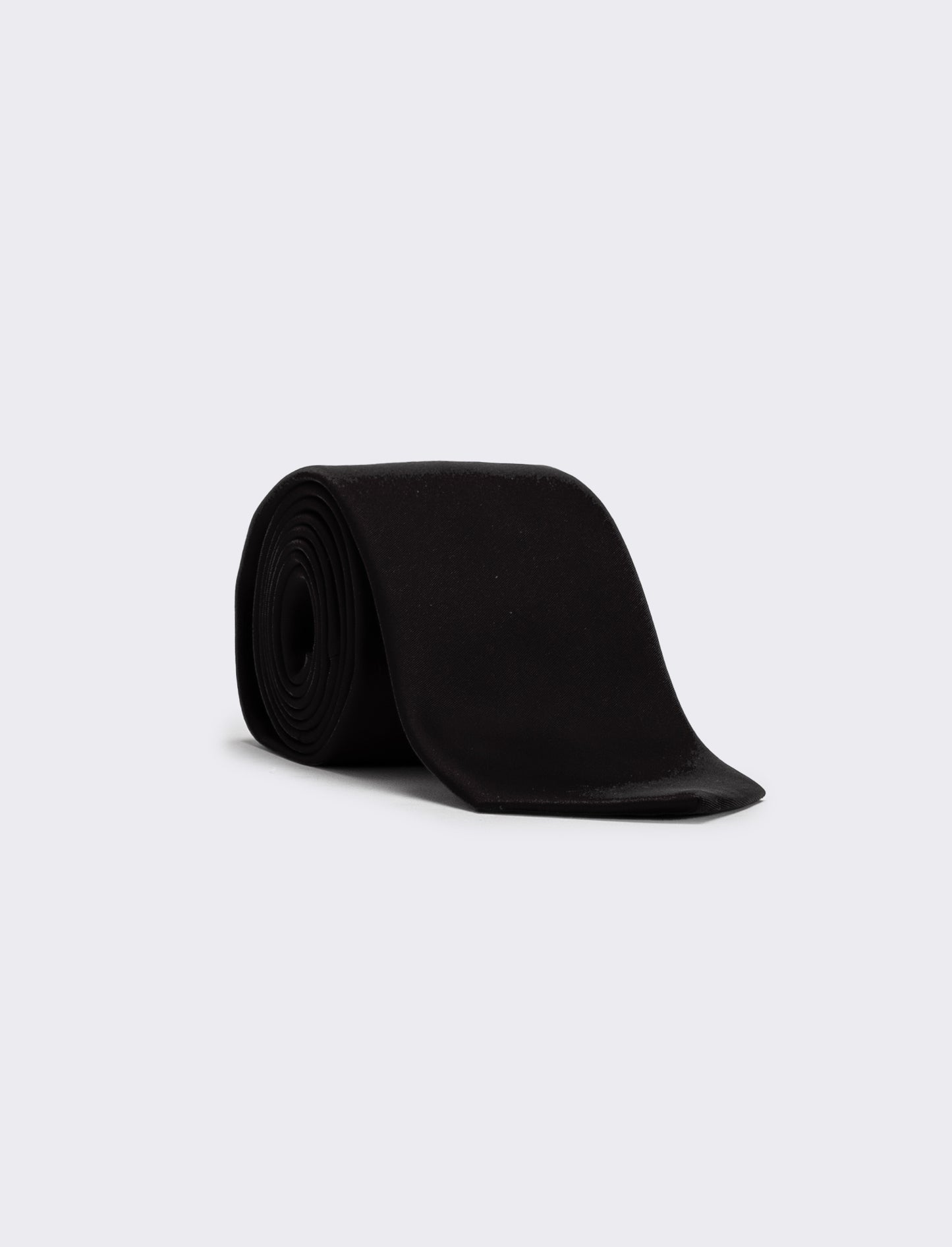 Cravatta uomo liscia 8cm - Nero