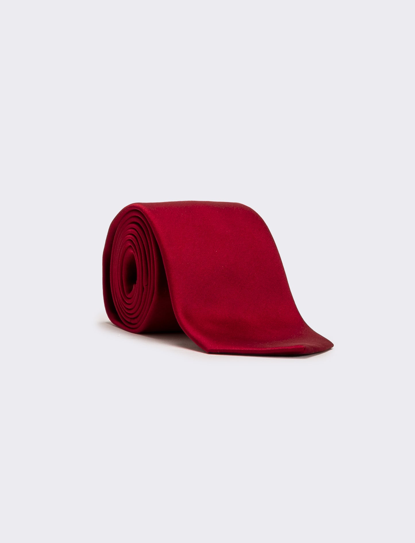 Cravatta uomo liscia 8cm - Rosso