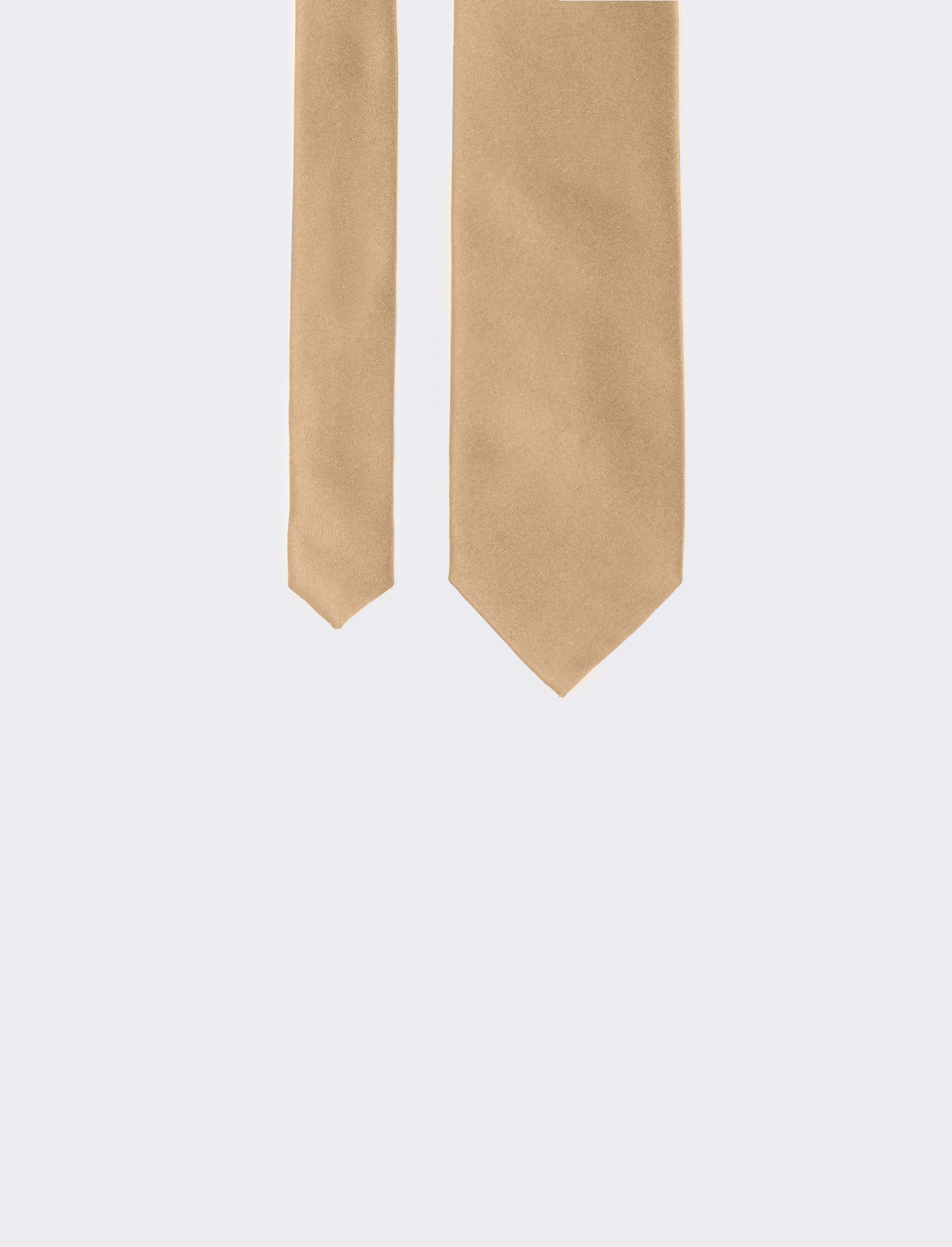 Cravatta uomo liscia 8cm - Beige