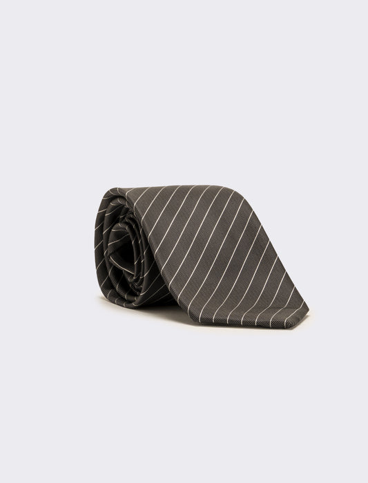 Cravatta uomo regimental - Grigio