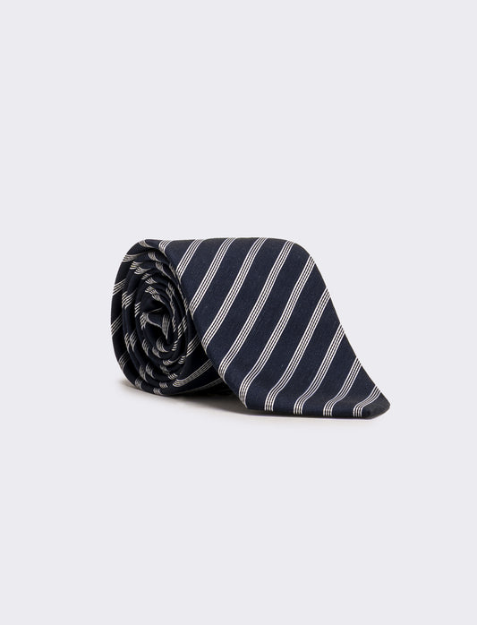 Cravatta uomo regimental - Blu navy