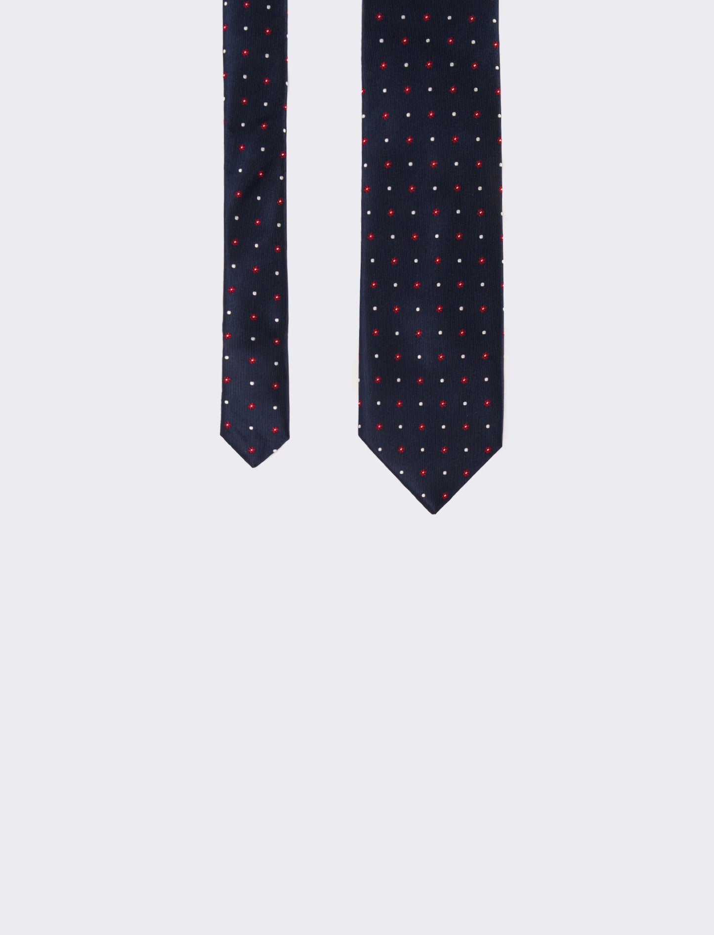 Cravatta uomo fantasia 8cm - Blu-rosso