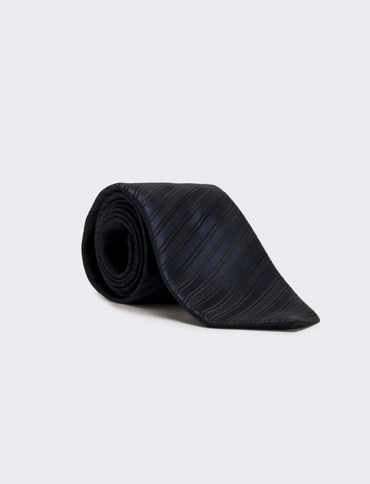 Cravatta uomo cerimonia 8cm - Blu