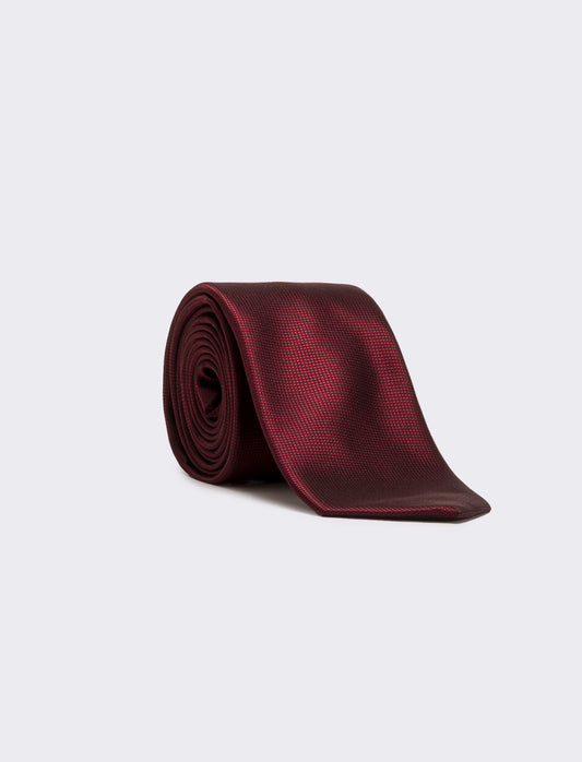 Cravatta uomo 7cm - Bordeaux