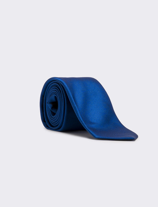 Cravatta uomo 7cm - Blu royal
