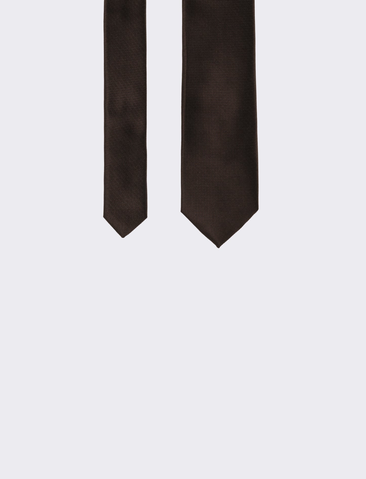 Cravatta uomo 7cm - Marrone scuro