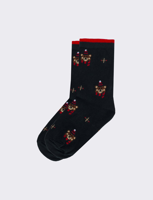 Calzino natale bambino - Verde