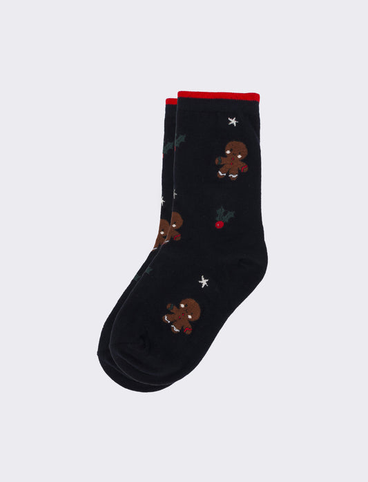 Calzino natale bambino - Blu
