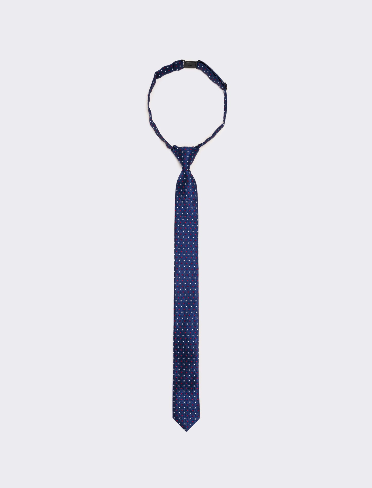 Cravatta bambino nodo - Blu-rosso