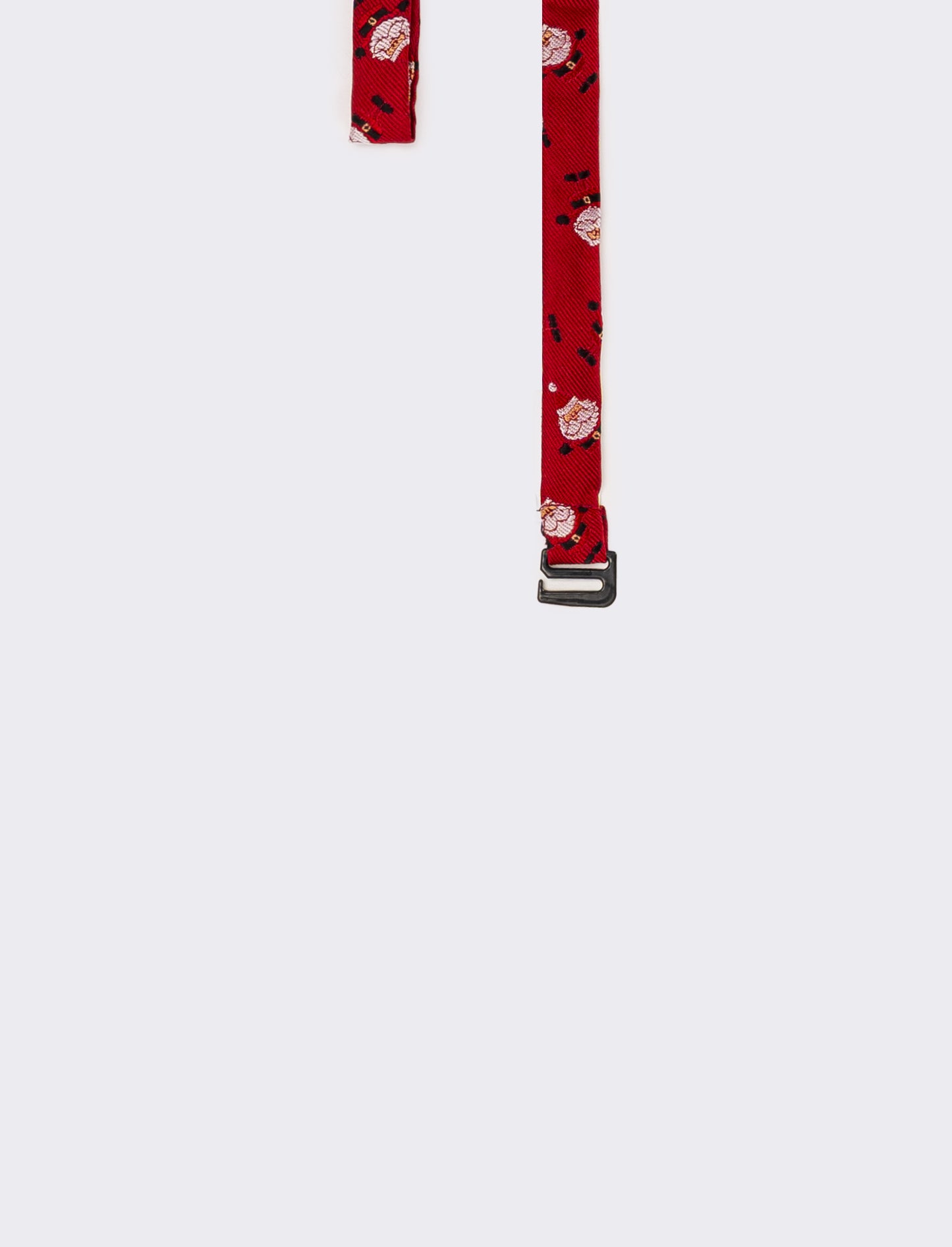 Cravatta papillon bambino natale - Rosso-bianco