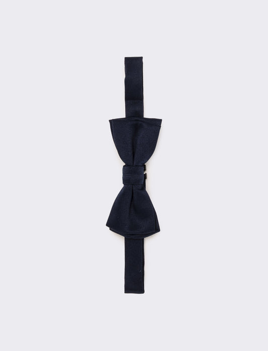 Cravatta papillon bambino natale - Blu