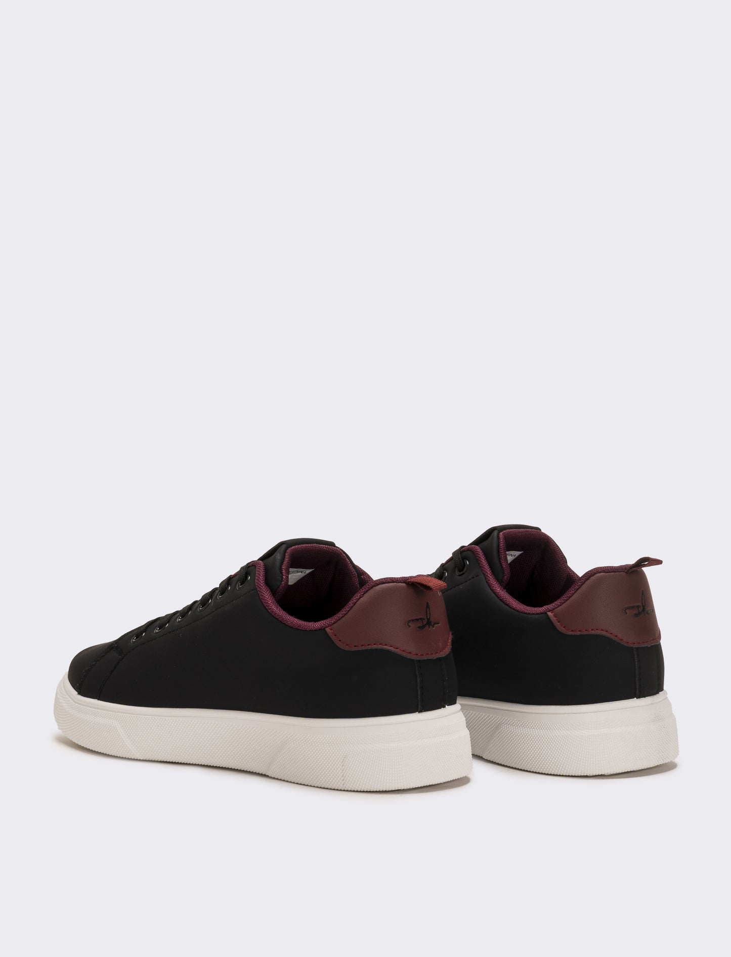 Sneakers con fodera a contrasto da uomo - Nero