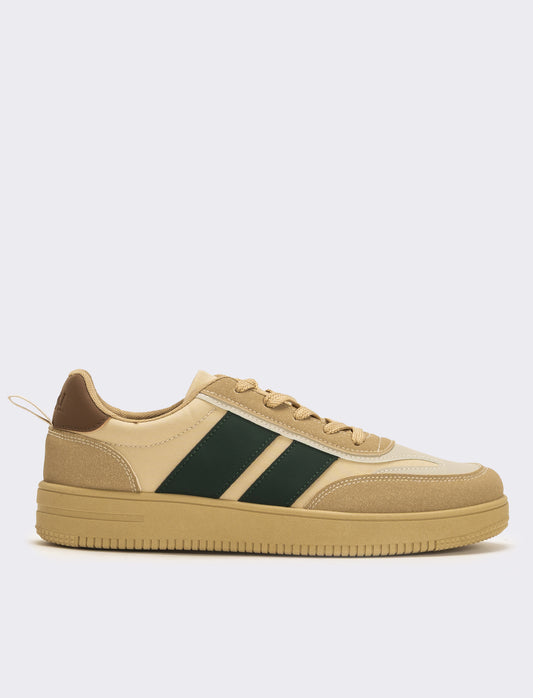 Sneakers camel da uomo - Cammello