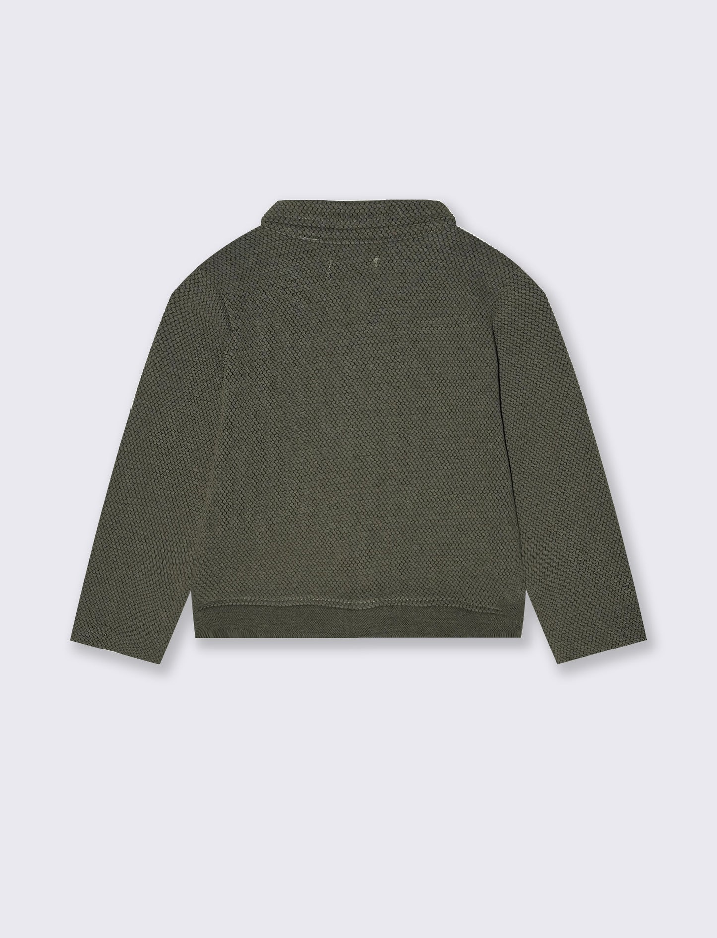 Felpa giubbotto elegante e alla moda - Verde militare