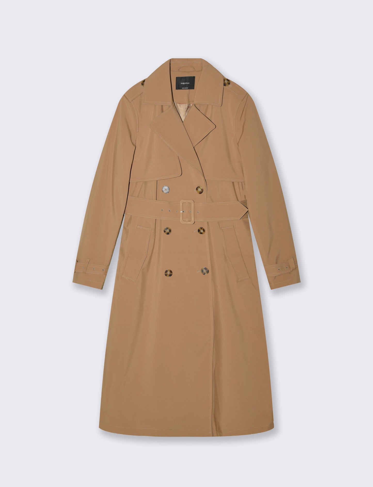 TRENCH CON CINTURA - Cammello