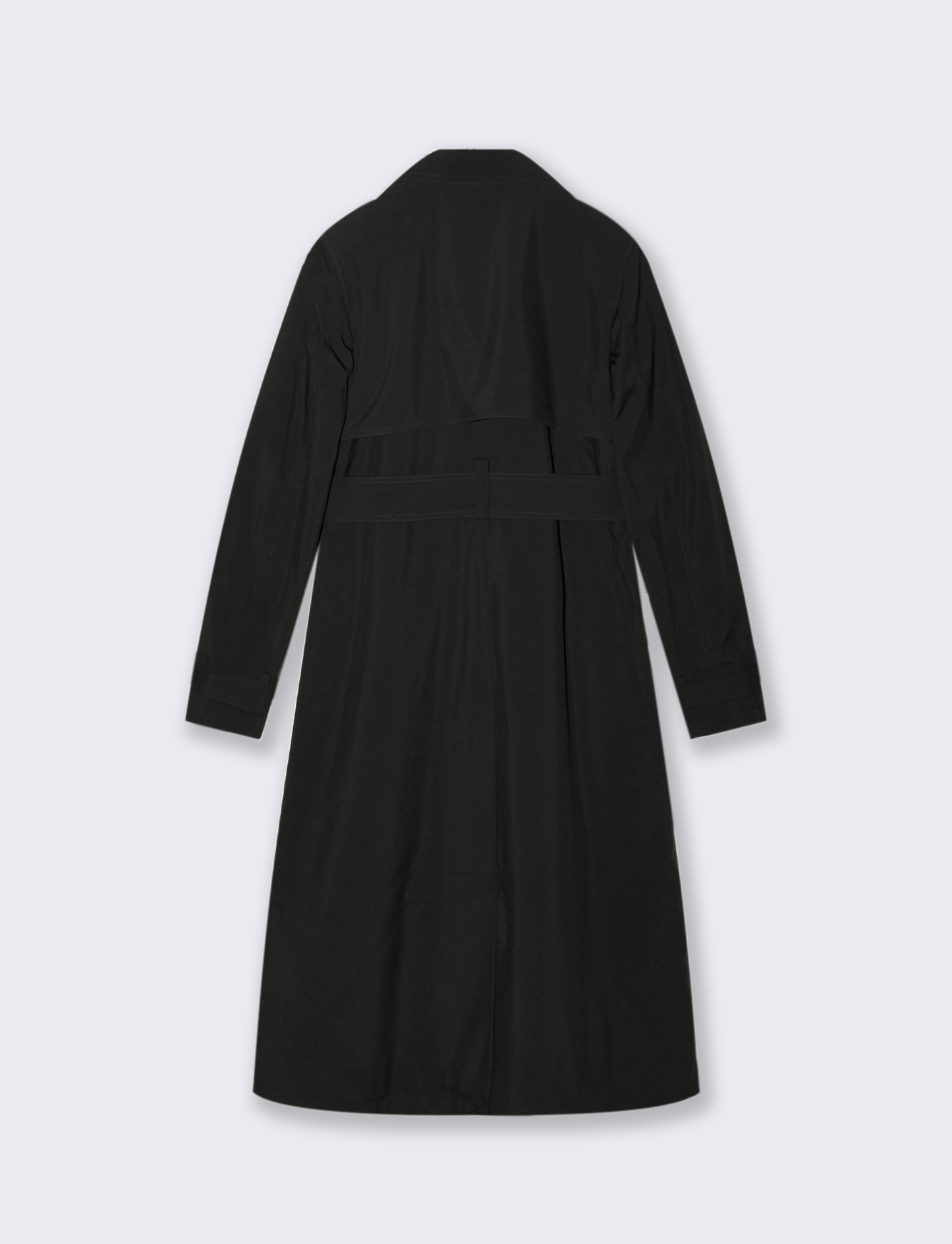 TRENCH CON CINTURA - Nero