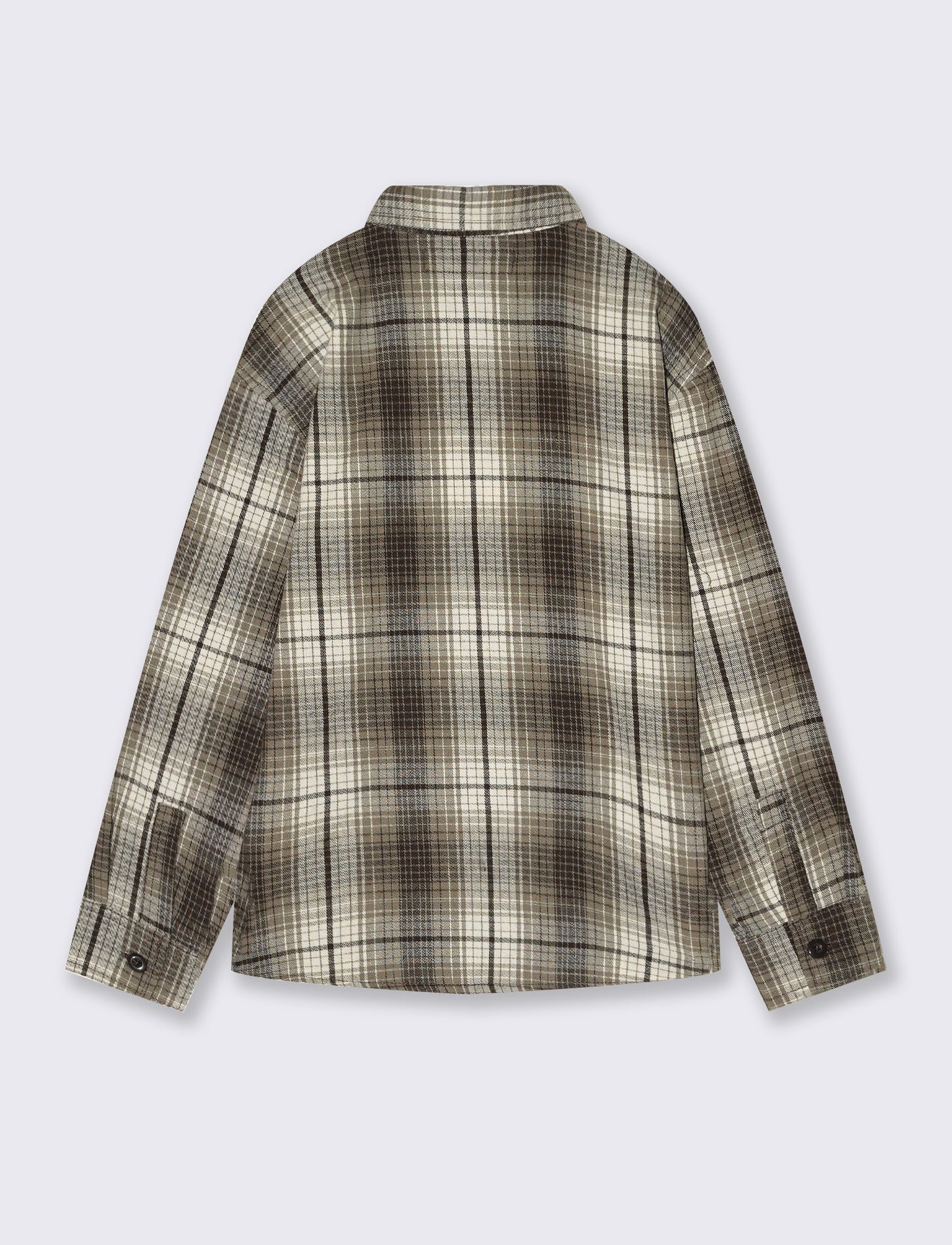 Camicia a quadri in cotone e flanella - Fantasia