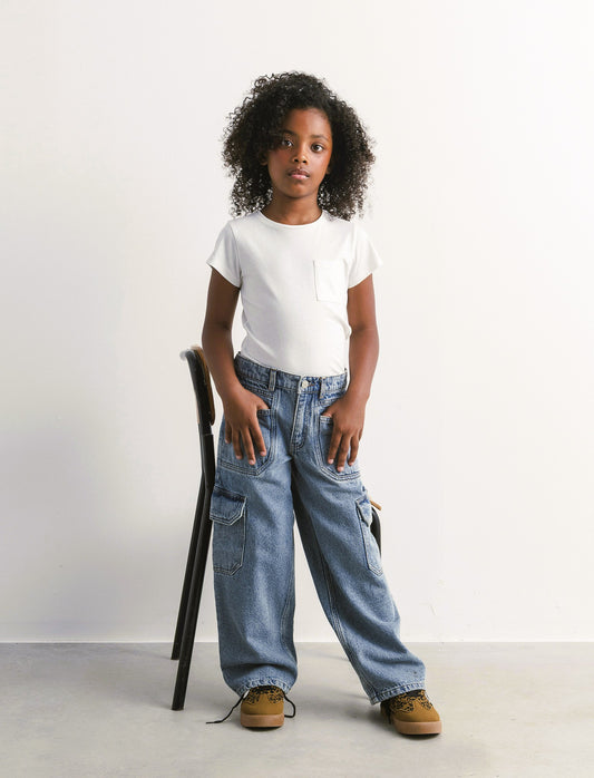 Jeans gamba ampia - Denim