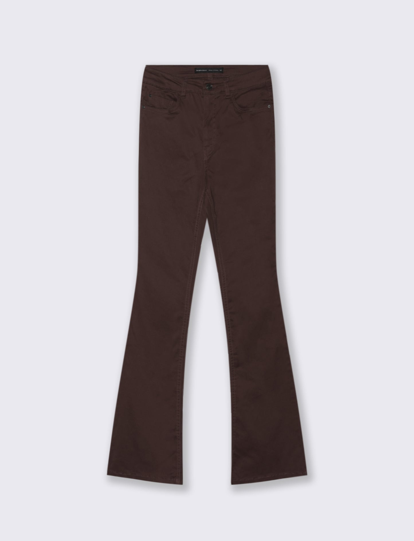 JEANS BOOTCUT VITA REGOLARE - Marrone