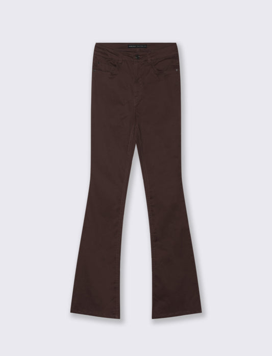 JEANS BOOTCUT VITA REGOLARE - Marrone