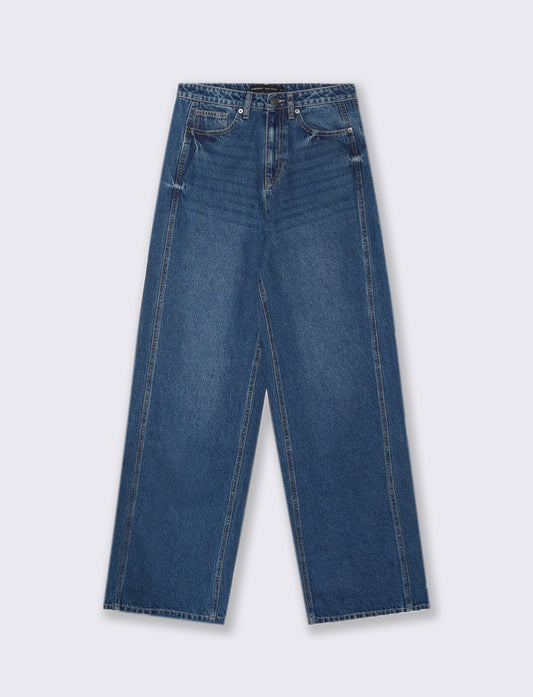 JEANS BALLON VITA REGOLARE - Denim