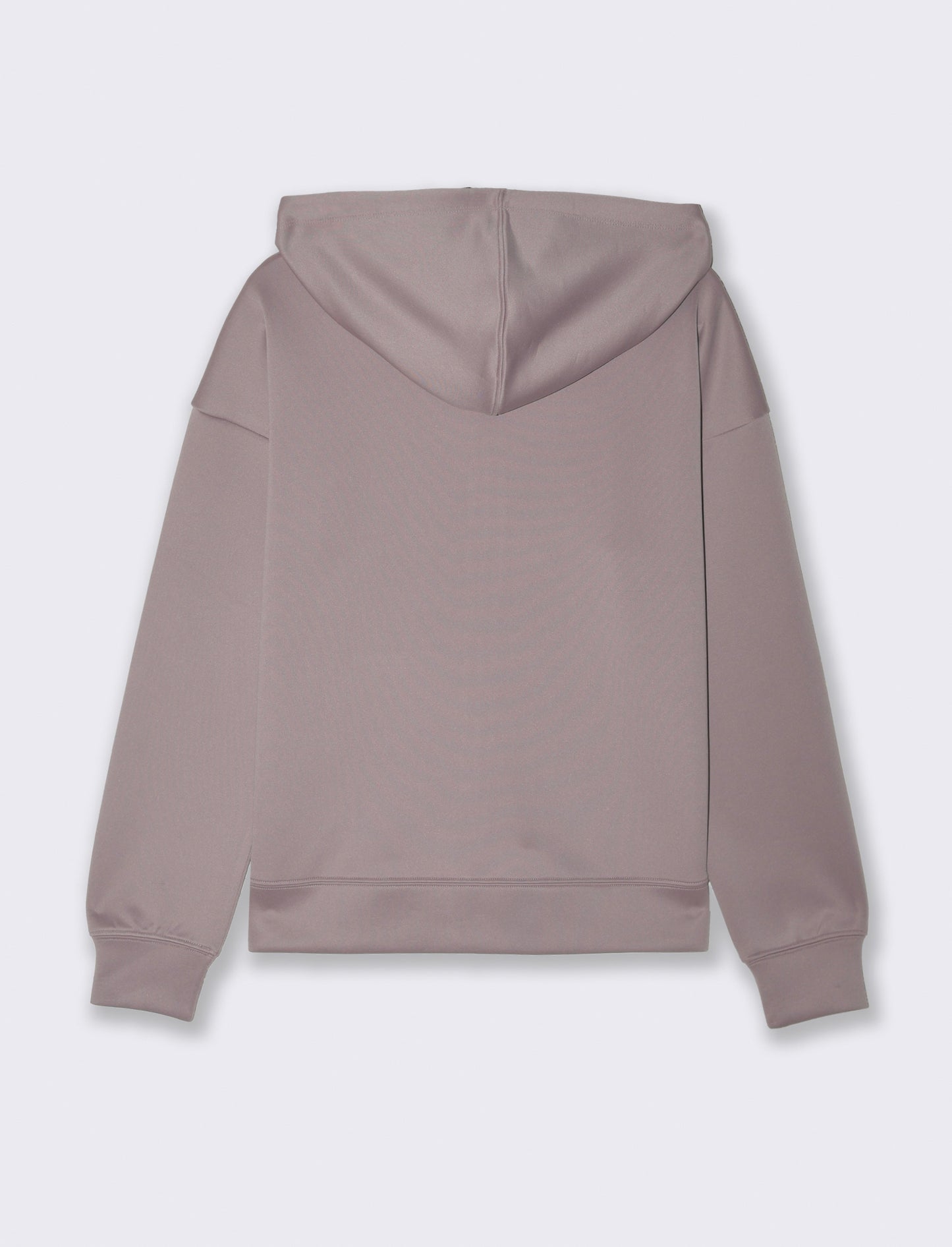 FELPA CON CAPPUCCIO E ZIP - Viola glicine