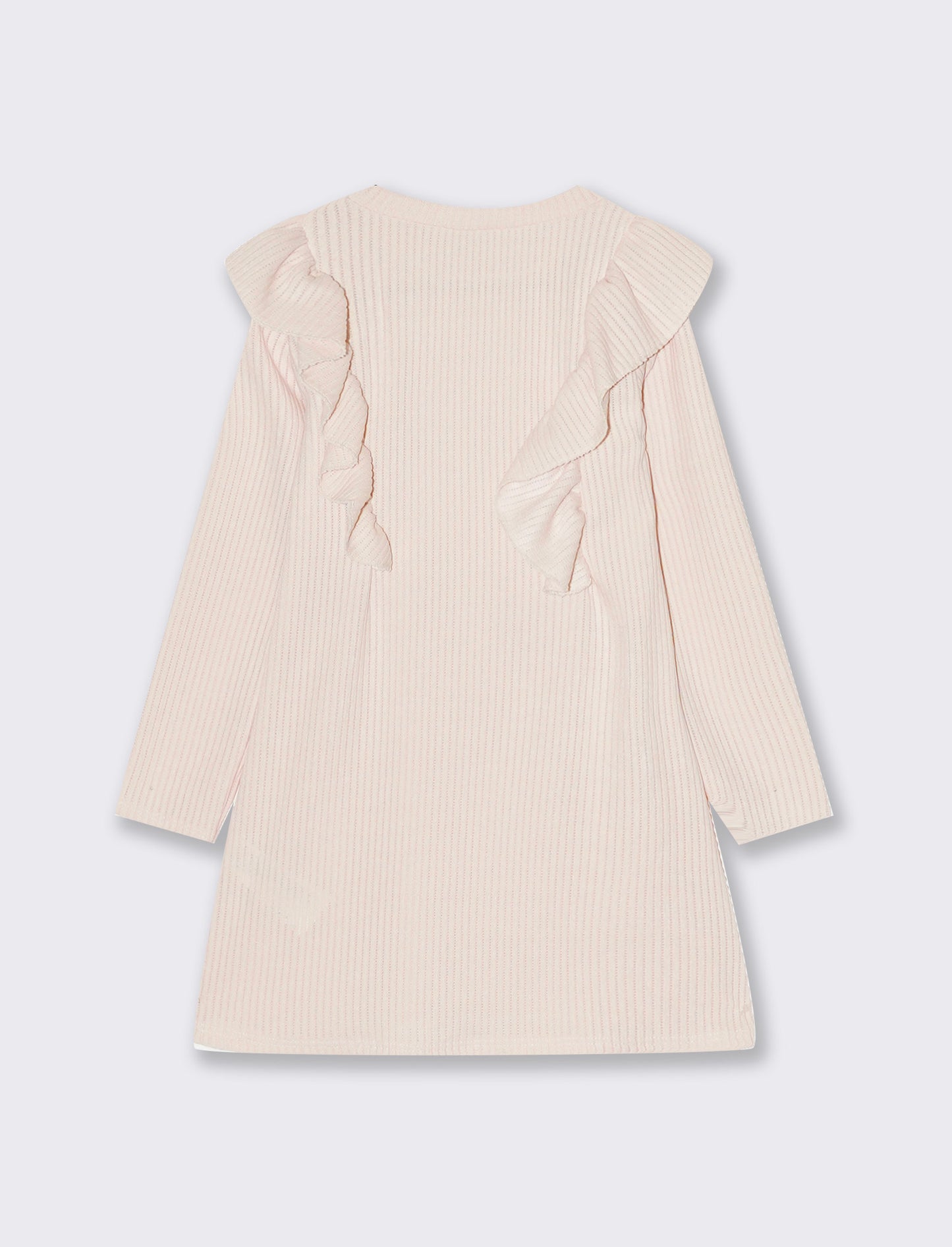 Abito bambina con rouches - Bianco