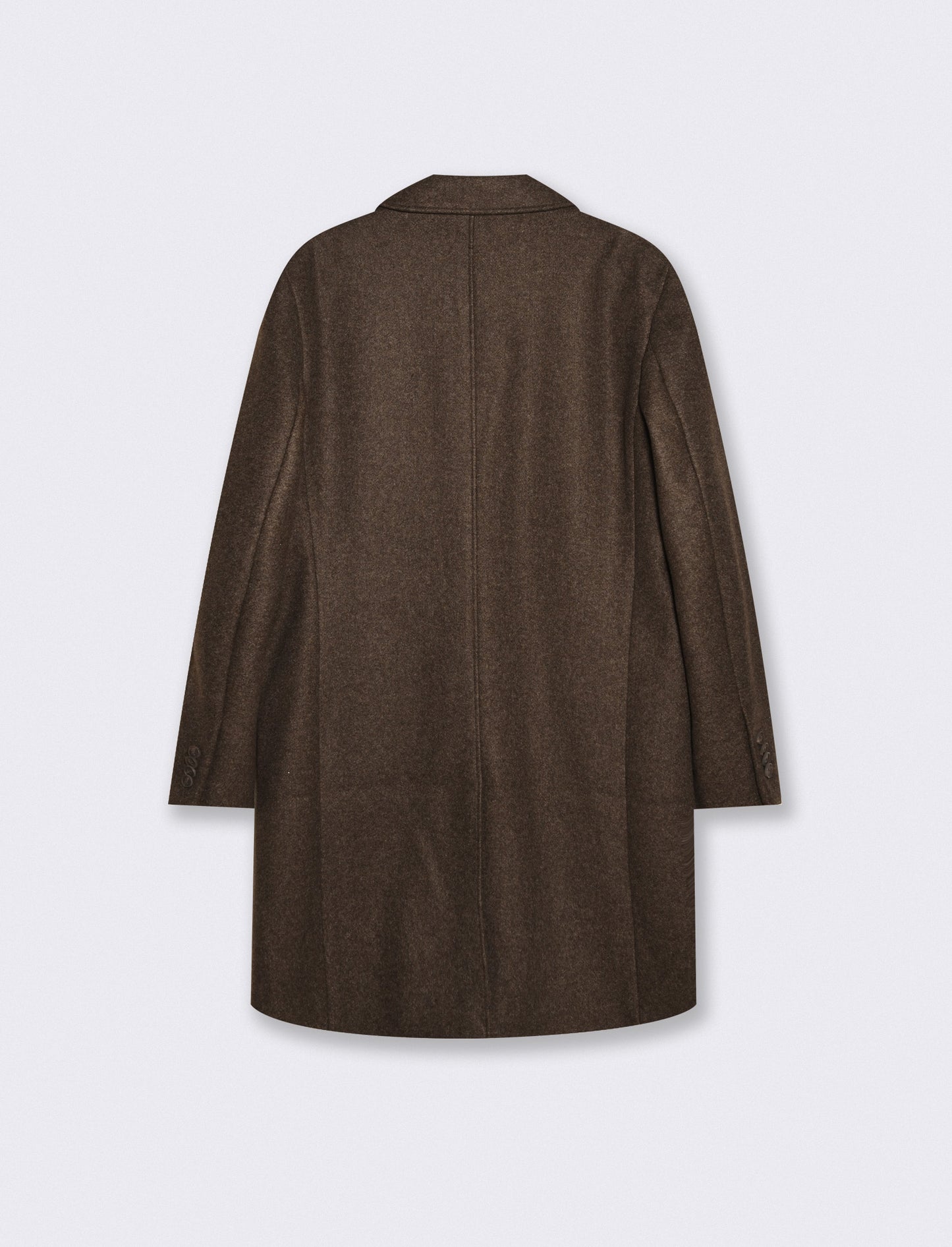 Cappotto classico 2 bottoni regular fit - Moro