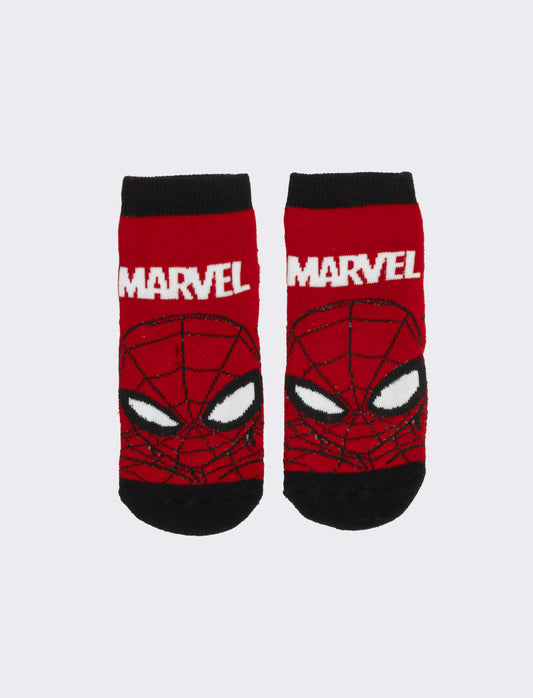 Calzino antiscivolo bambino sonic, pokemon, spiderman,dragonball - Rosso