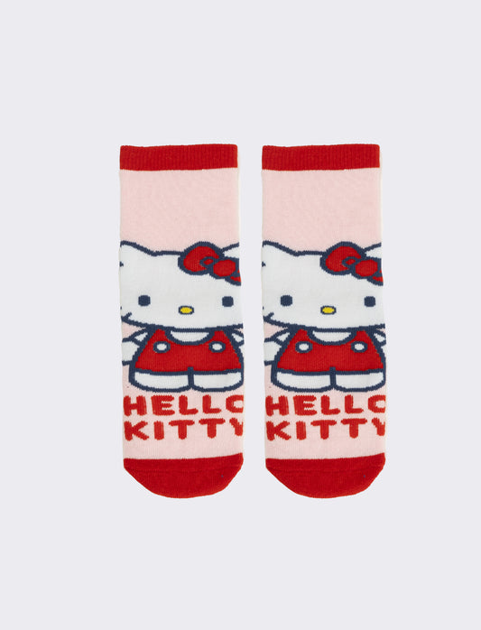 Calzini antiscivolo bambina angel, stitch, hello kitty - Rosso