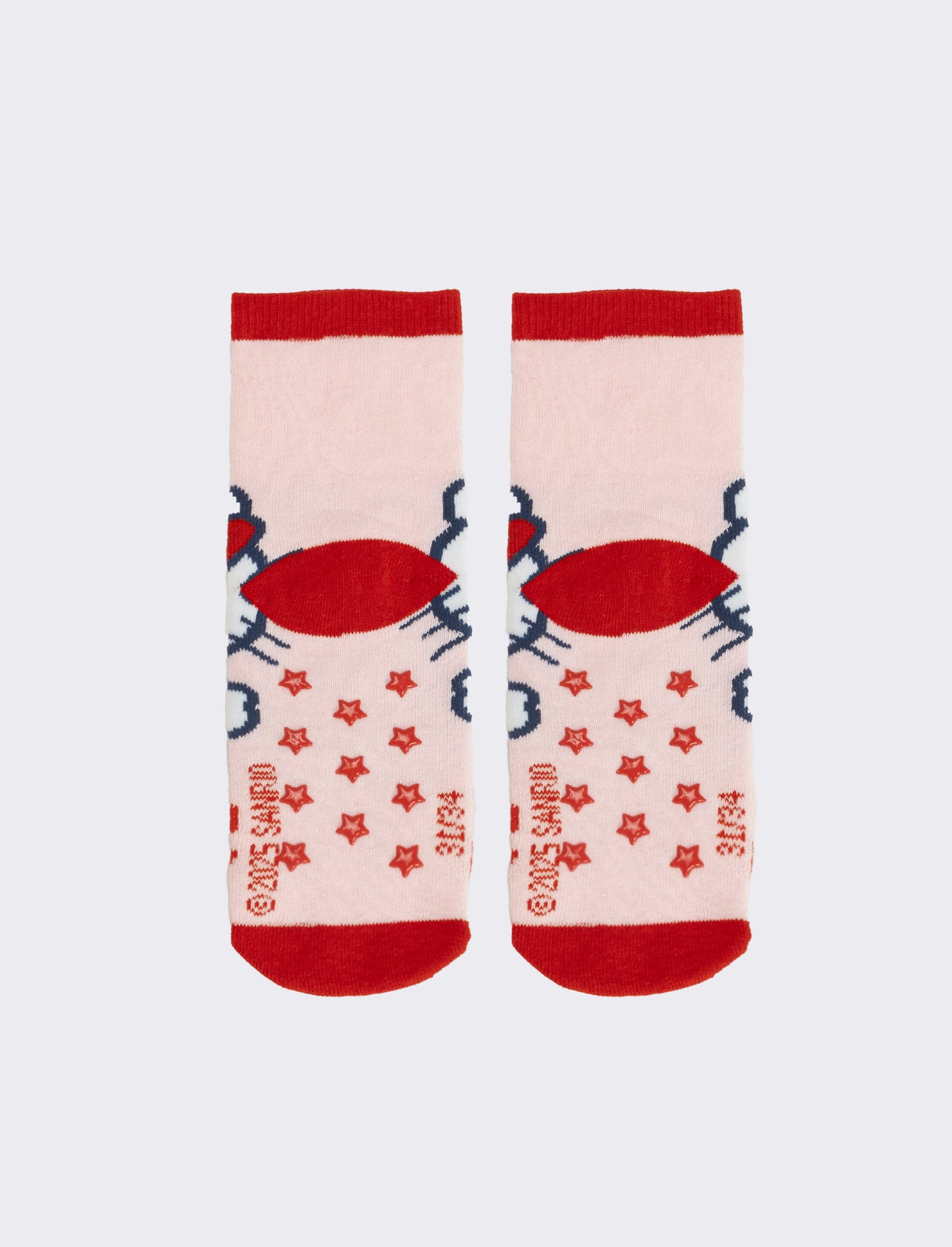 Calzini antiscivolo bambina angel, stitch, hello kitty - Rosso