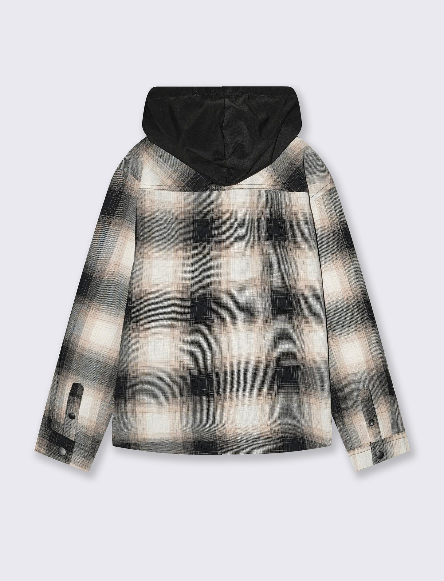 Camicia flanella con cappuccio rimovibile - Fantasia