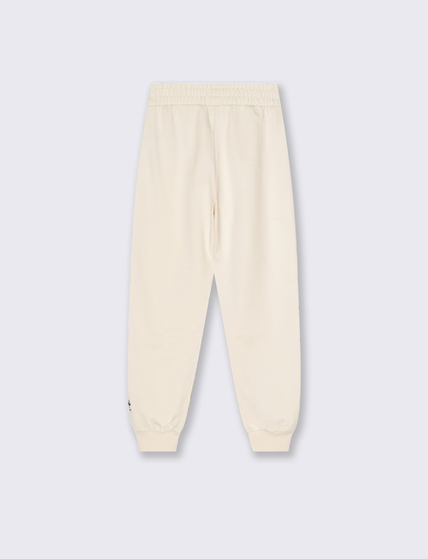 Pantaloni in felpa con elastico - Beige