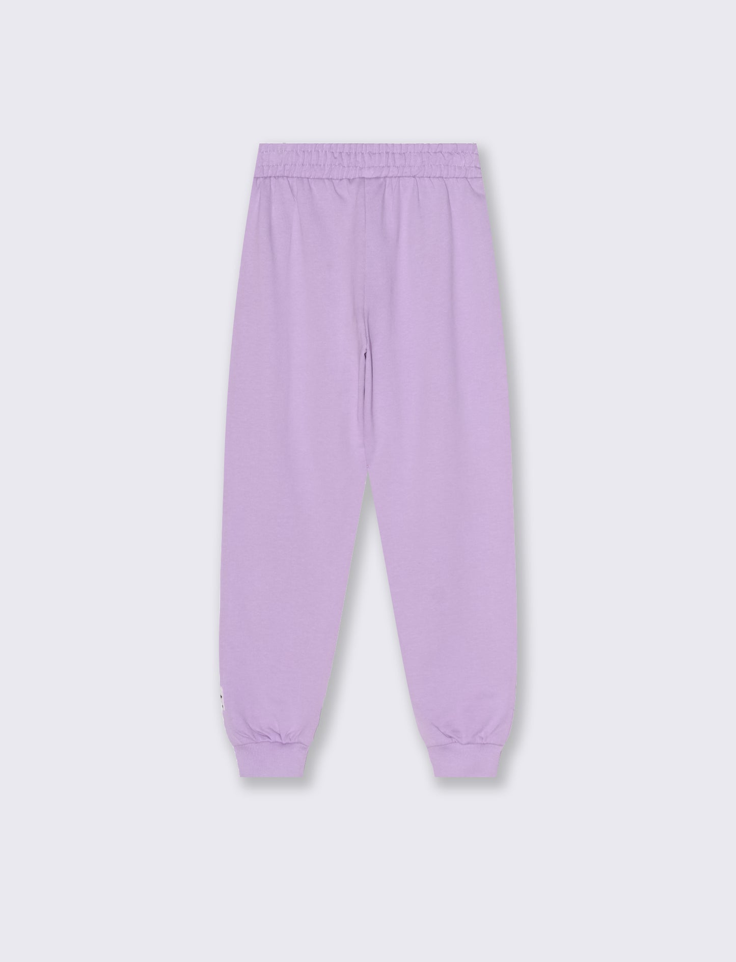 Pantaloni in felpa con elastico - Lilla