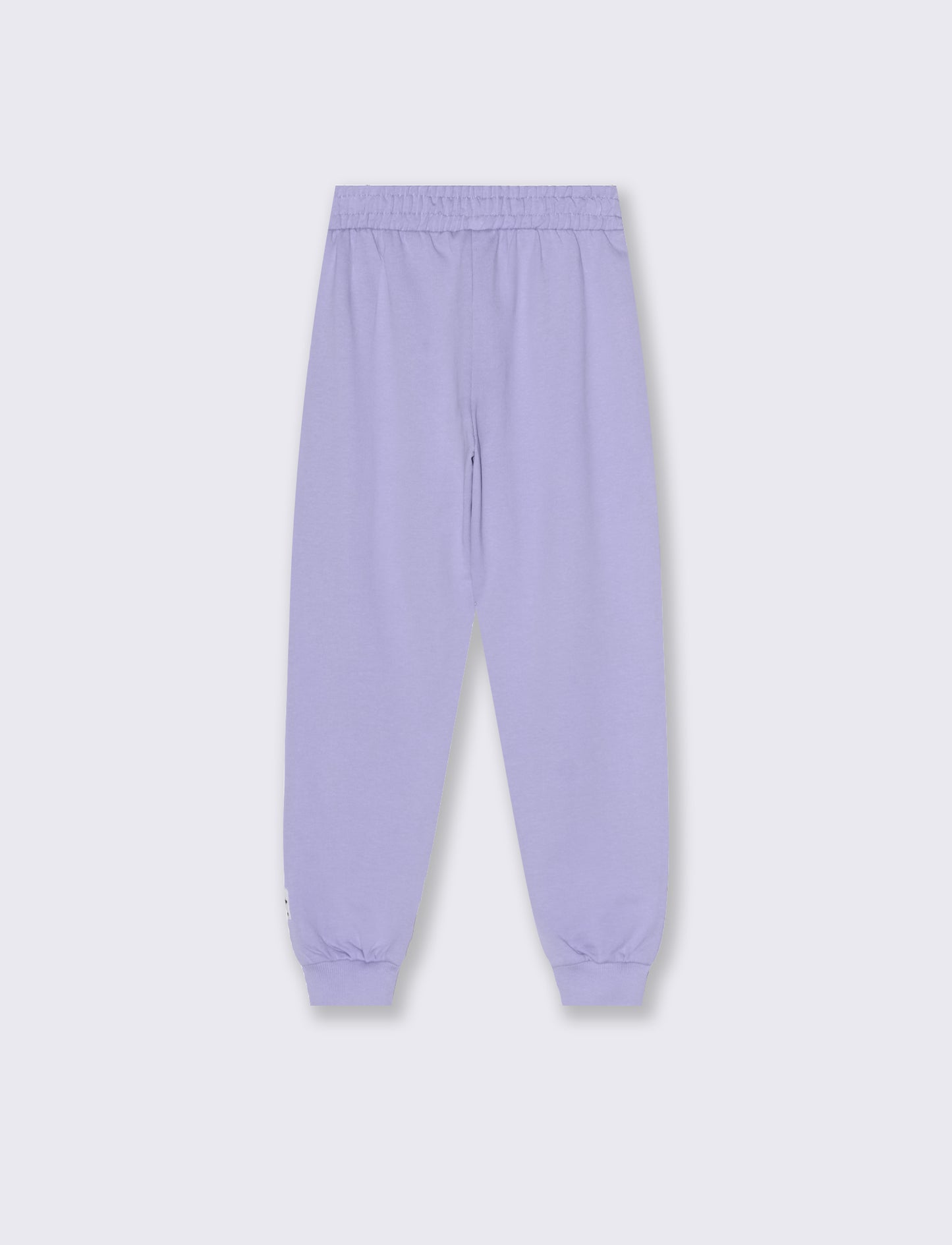 Pantaloni in felpa con elastico - Azzurro
